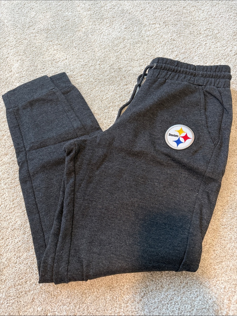 Women’s Dark Gray Sweatpants with Team Patch